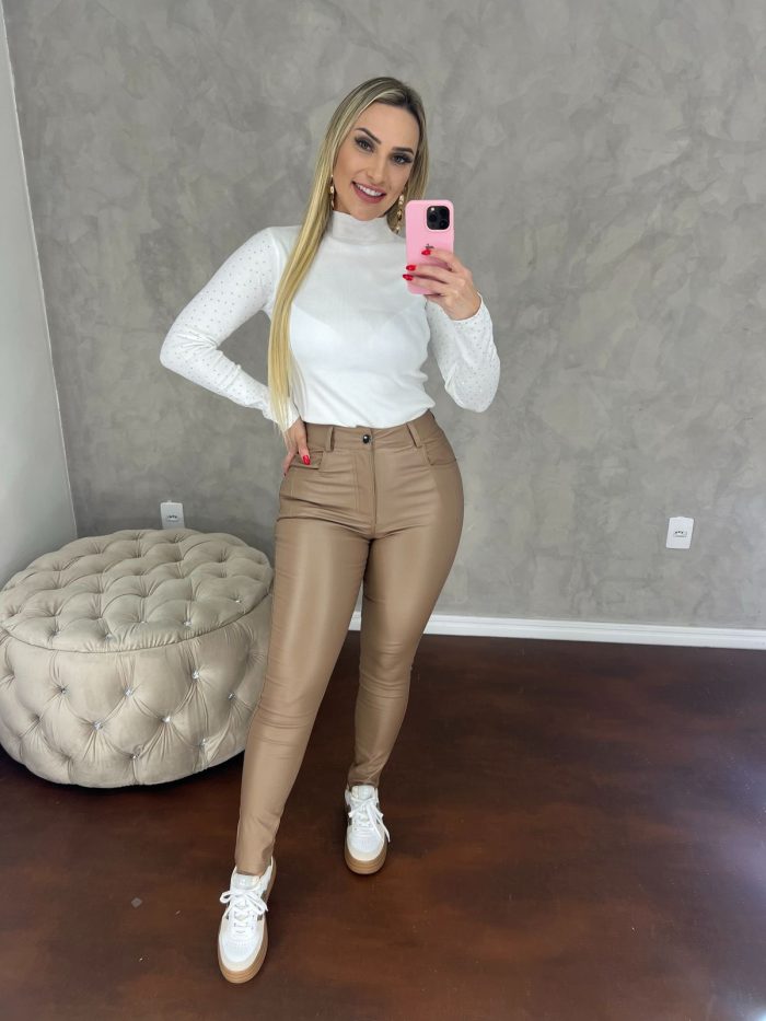 calÇa resinada sarah