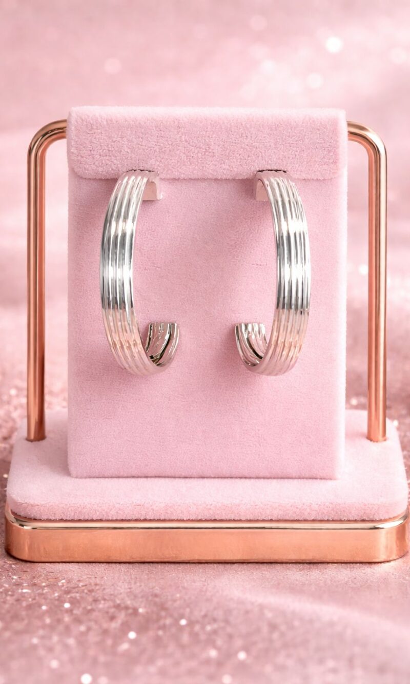 brinco moda louka prata