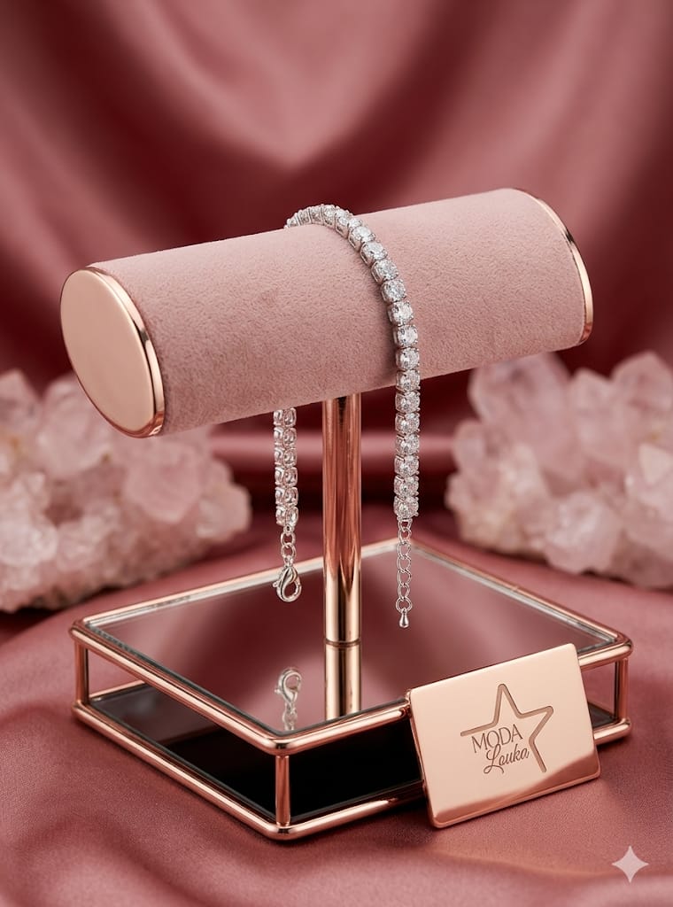 pulseira prata moda louka
