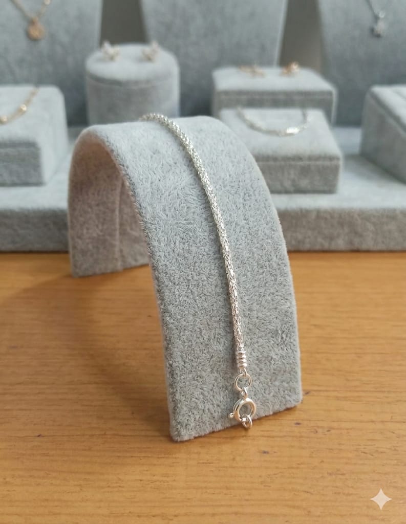 pulseira prata moda louka