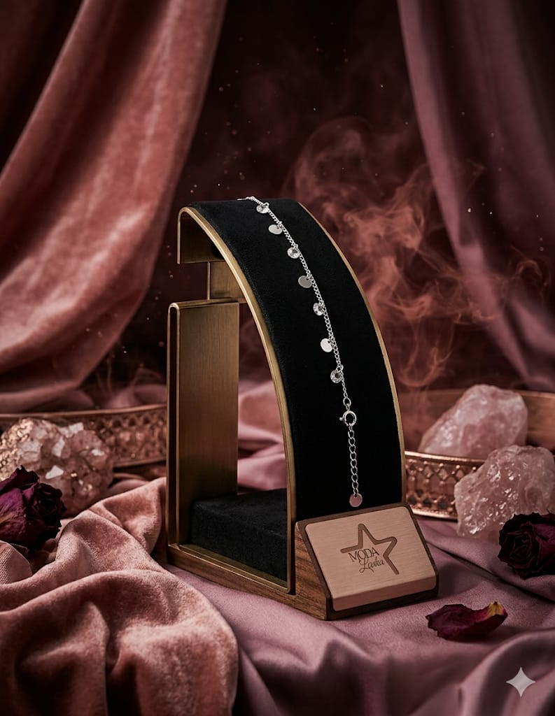 pulseira prata moda louka