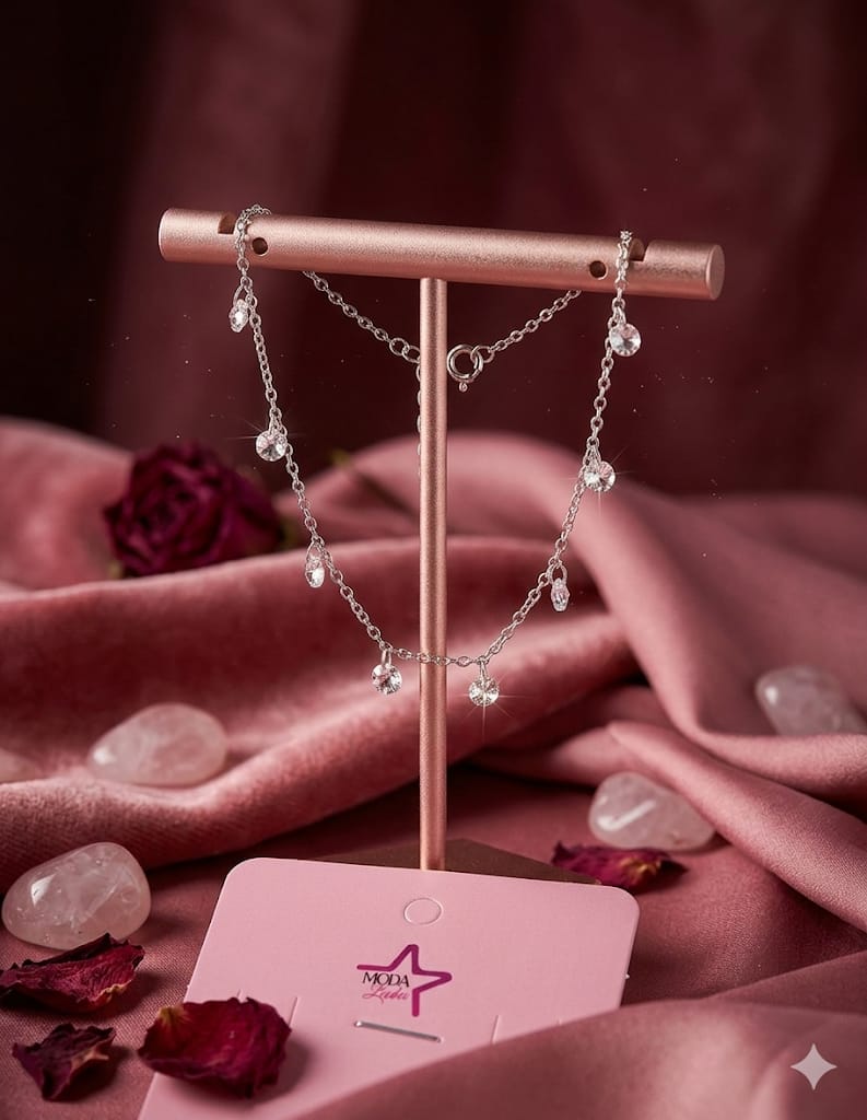 pulseira prata moda louka