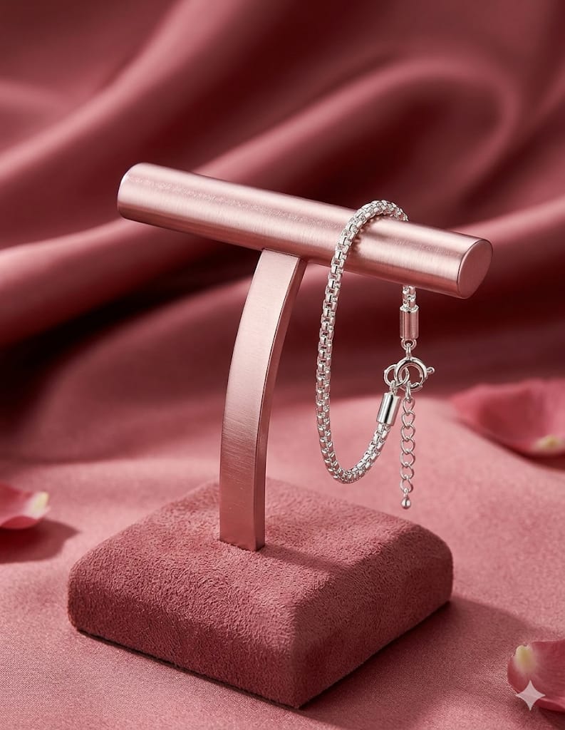 pulseira prata moda louka