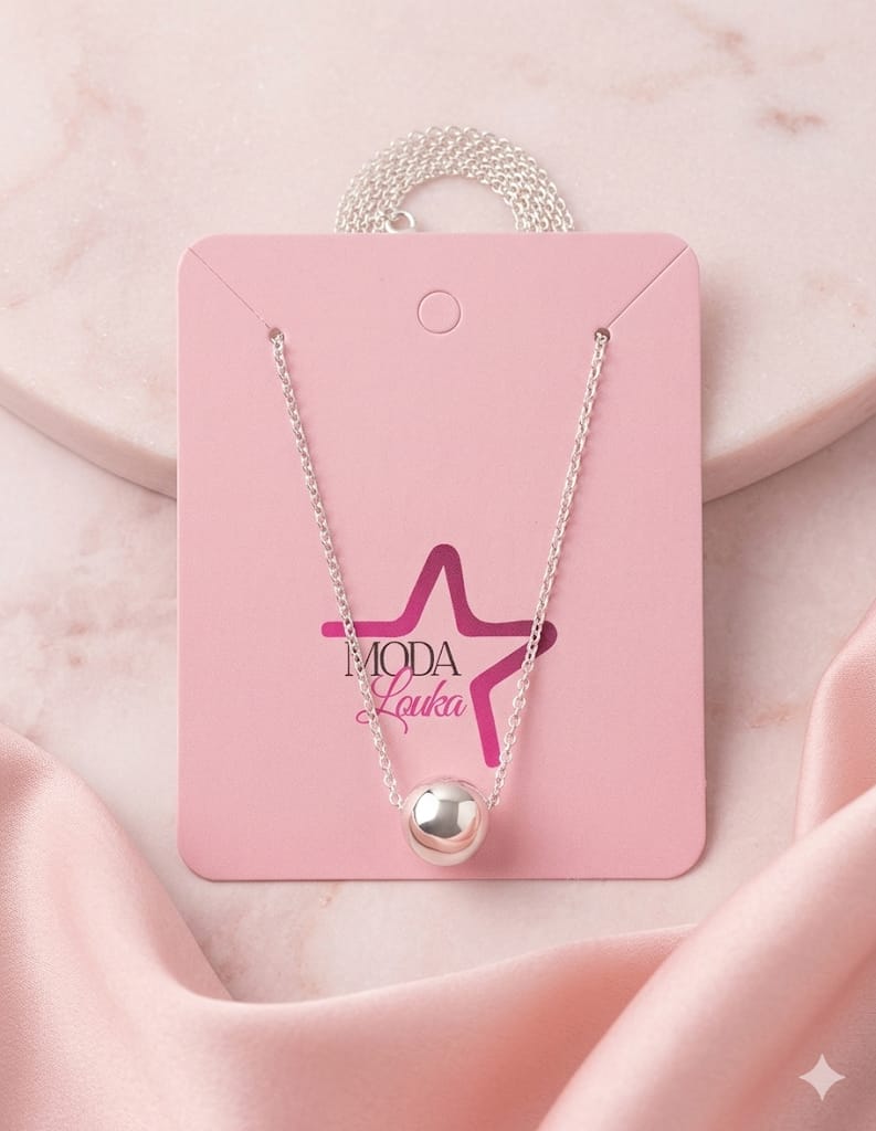 colar prata moda louka colar prata moda louka