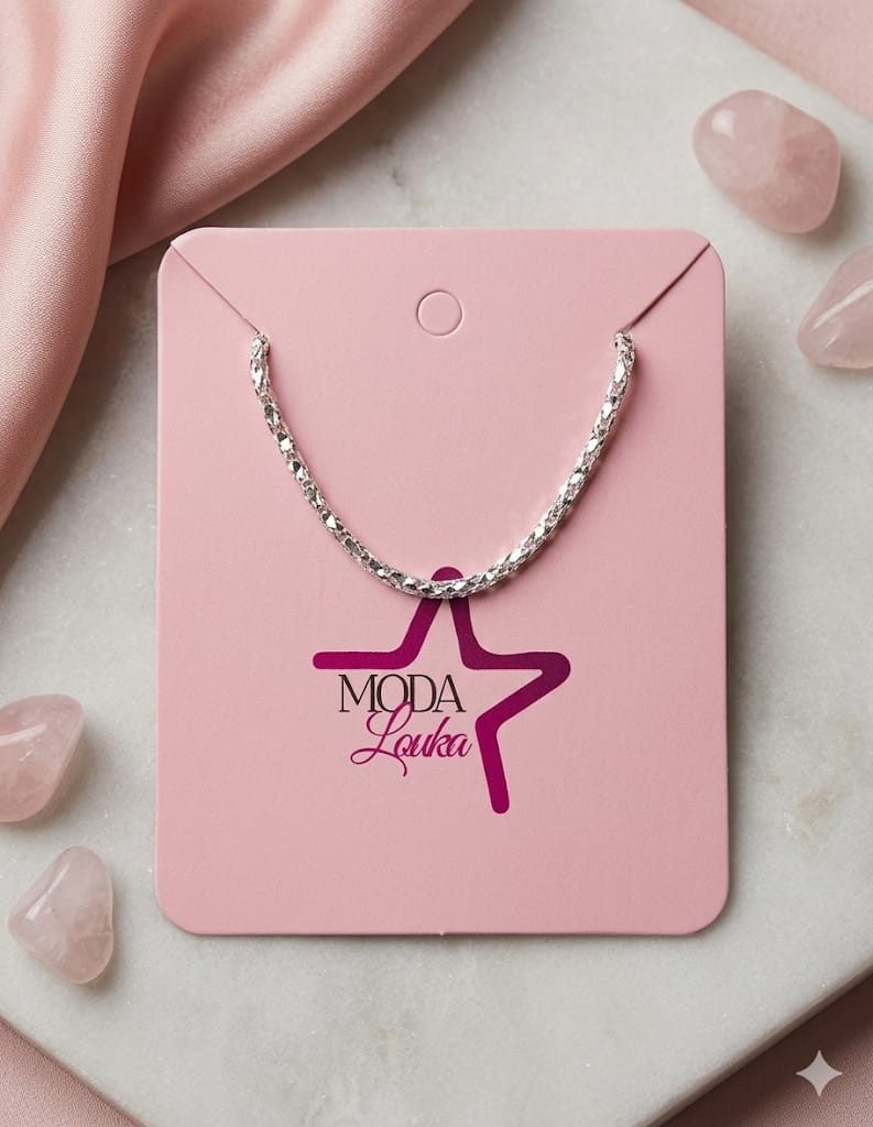 colar prata moda louka colar prata moda louka