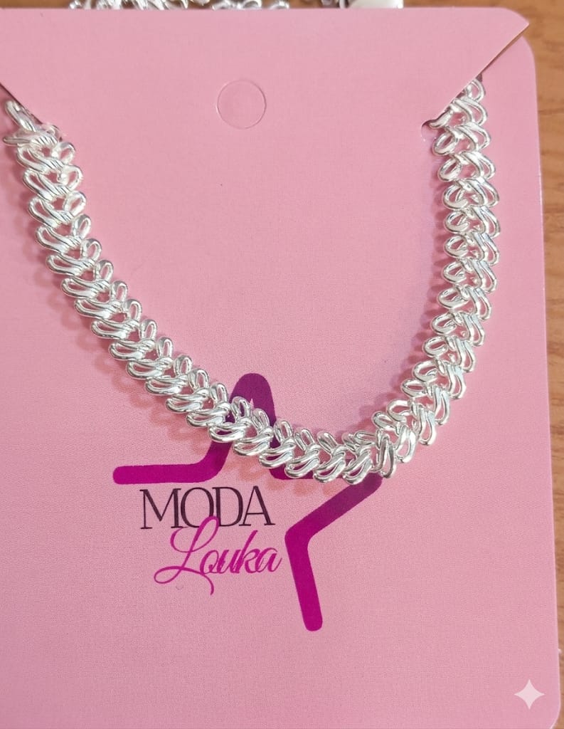colar prata moda louka colar prata moda louka