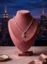 colar prata moda louka