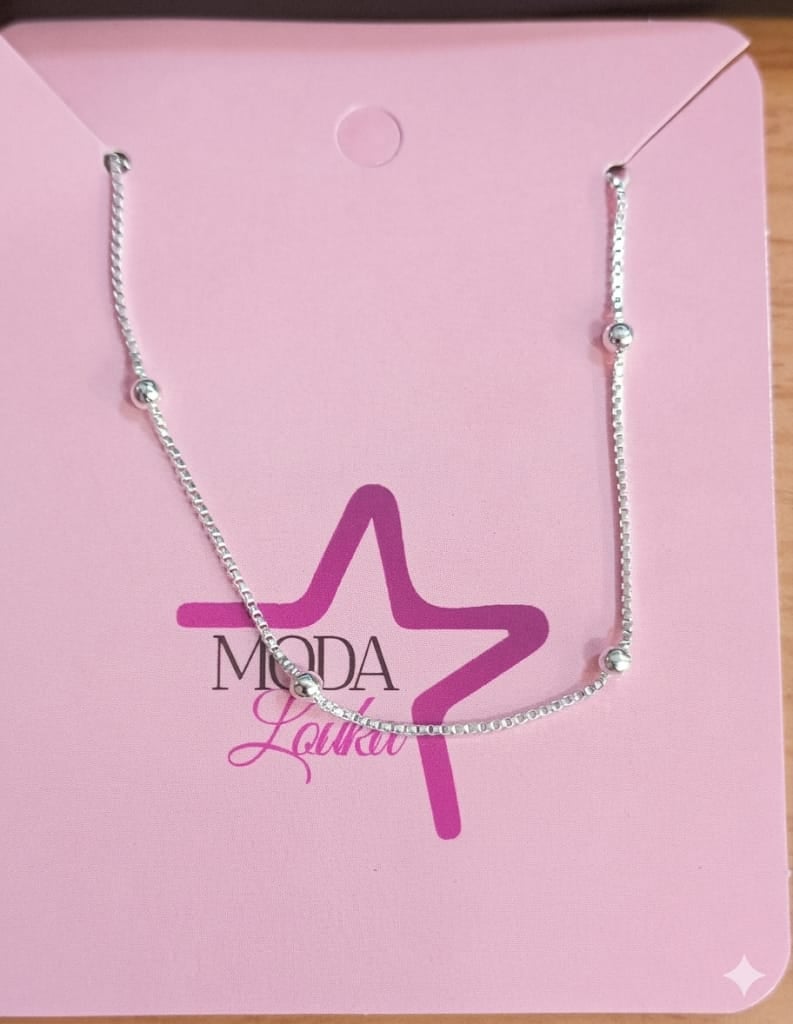 colar prata moda louka colar prata moda louka