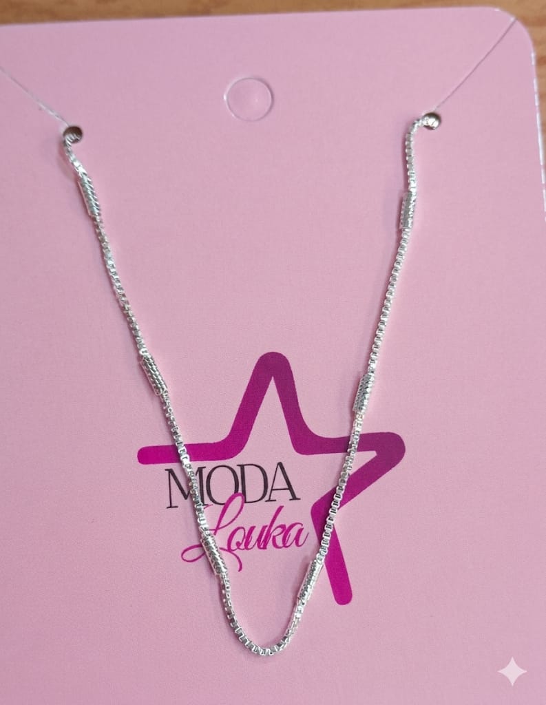 colar prata moda louka colar prata moda louka