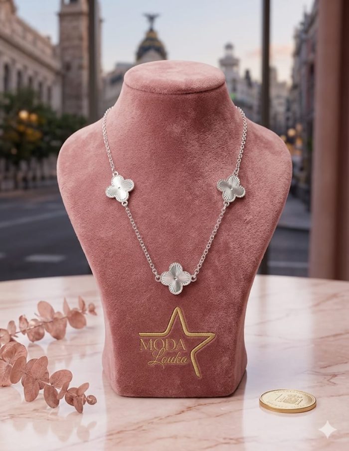 colar prata moda louka colar prata moda louka