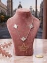 colar prata moda louka