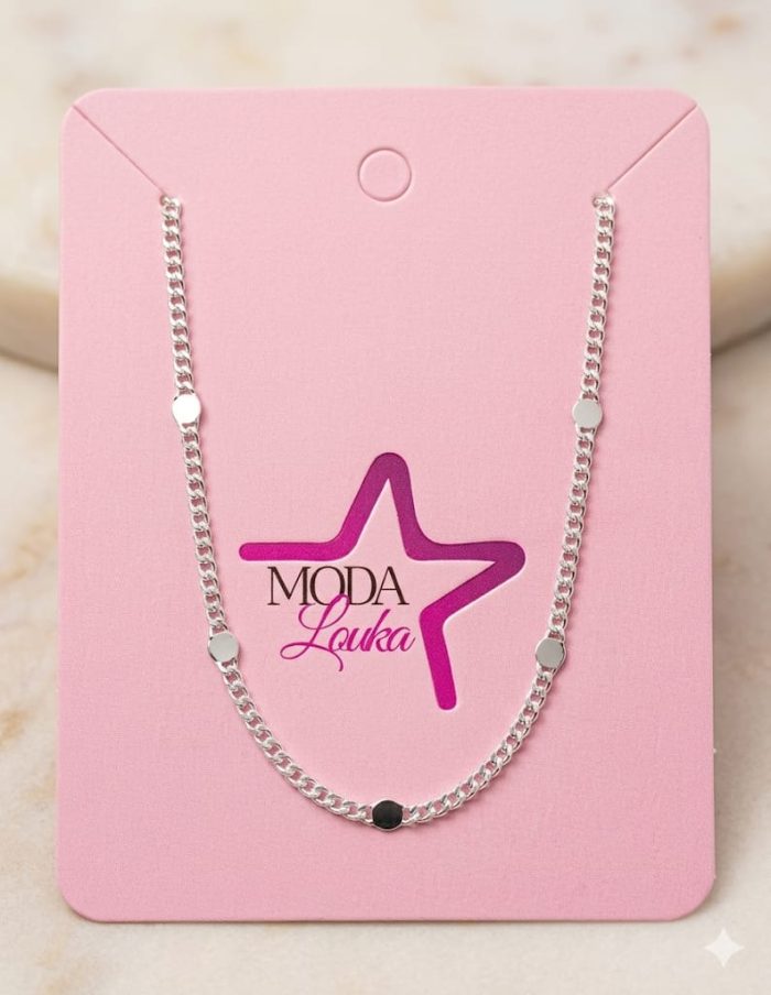 colar prata moda louka colar prata moda louka