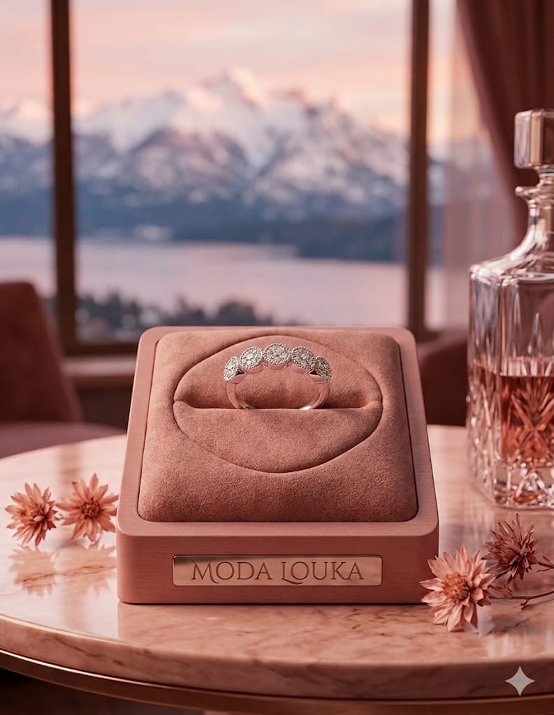 anel prata moda louka