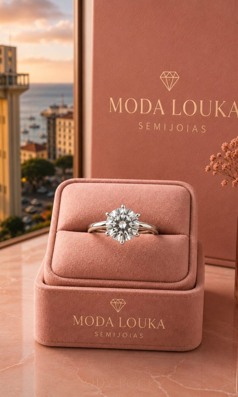 anel prata moda louka