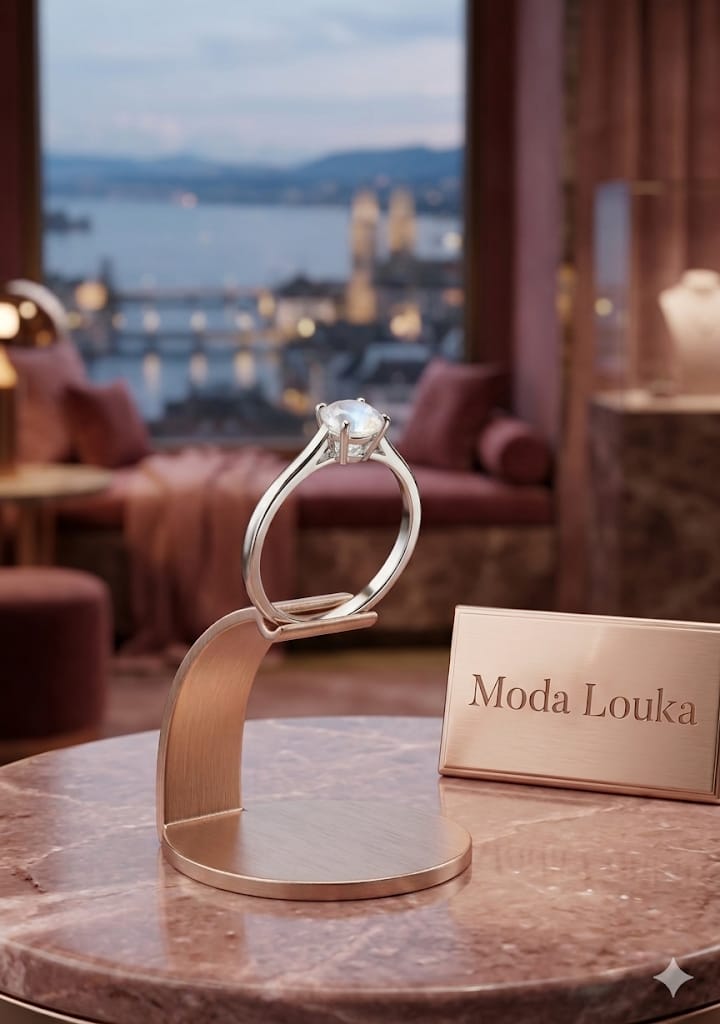 anel prata moda louka