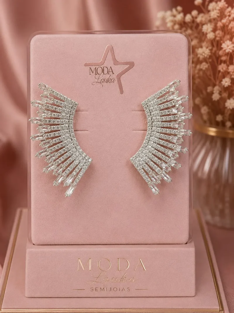 brinco f. prata moda louka