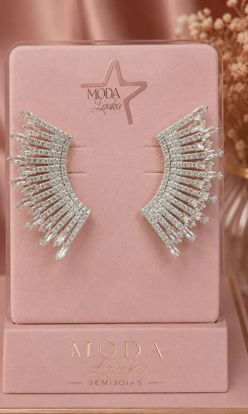 brinco f. prata moda louka